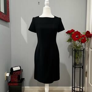 NEW Petite Sophisticate Classic Tailored Hourglass Bateau Midi Dress 4 NWOT